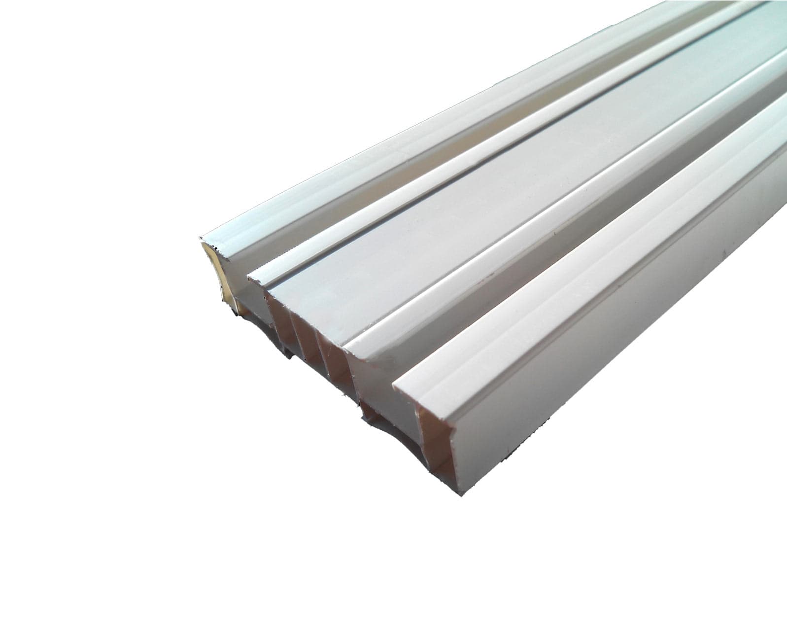 Двуканален PVC корниз 2м бял 