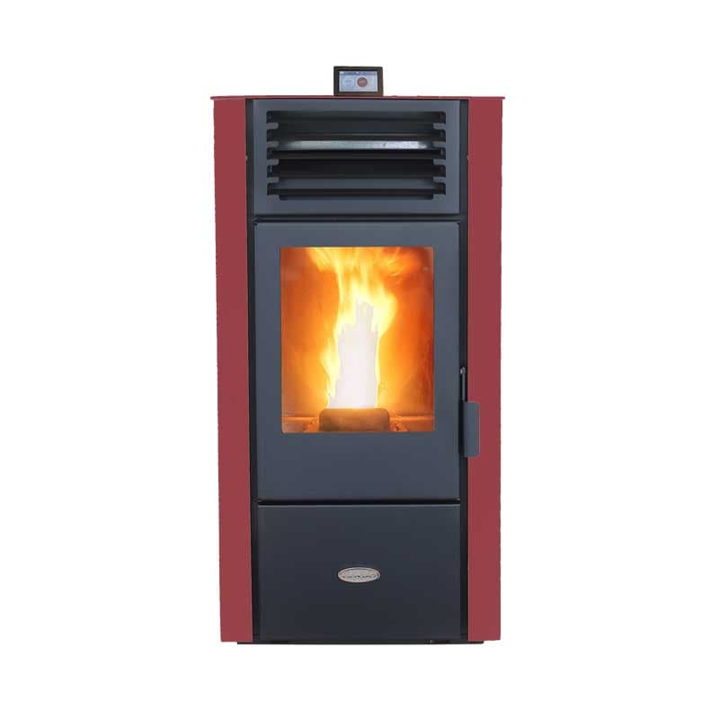 Пелетна камина Verso VPBS8 burgundy 8 kW суха 