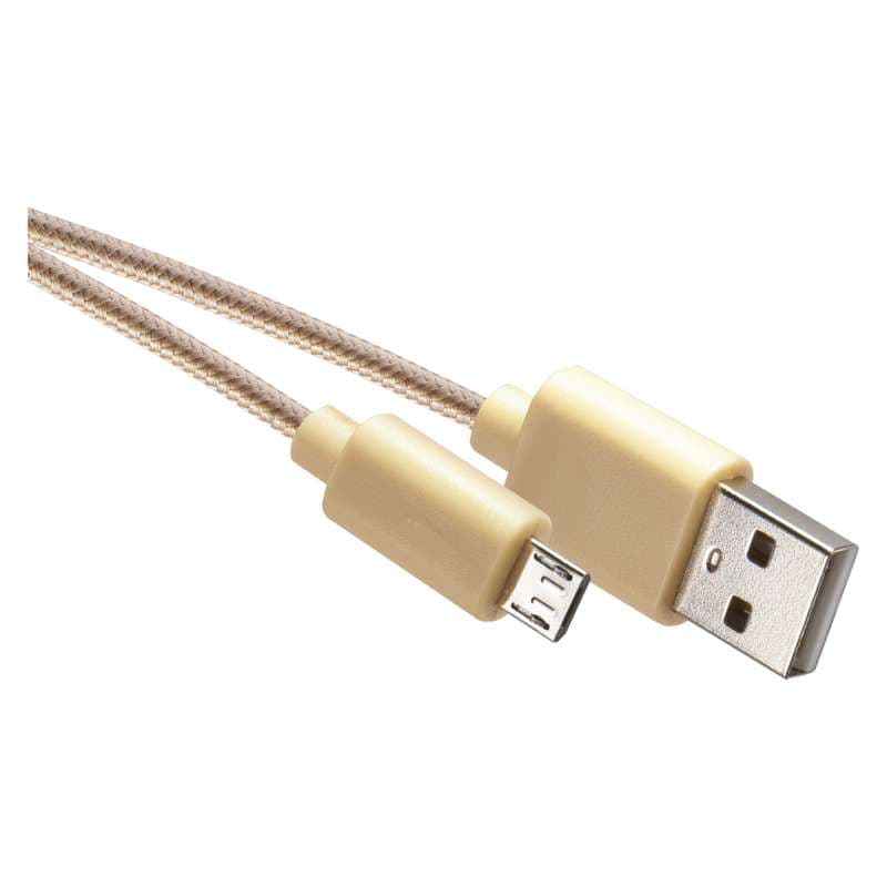 Кабел Emos жълт USB/USB micro 1m