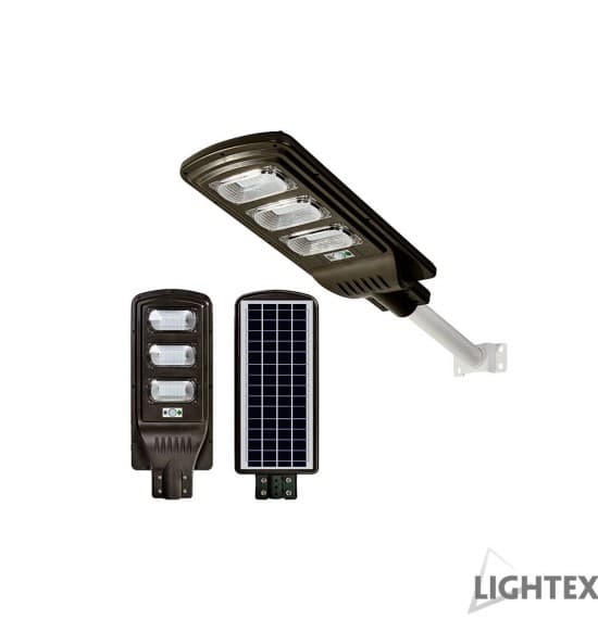 Соларен LED уличен осветител със сензор 90W 5000K IP65