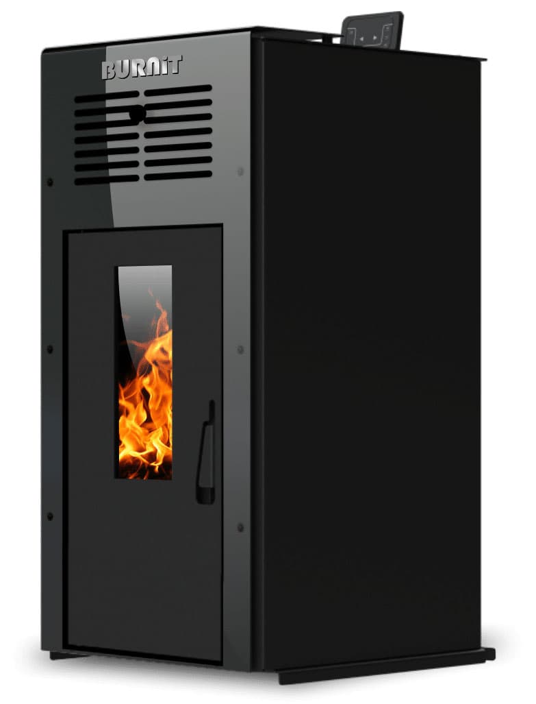 Пелетна камина Burnit Ambient 8 суха / Черна 8.25 kW