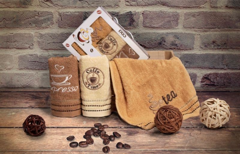 Хавлиени кърпи Cofee 30/50см памук 3 броя