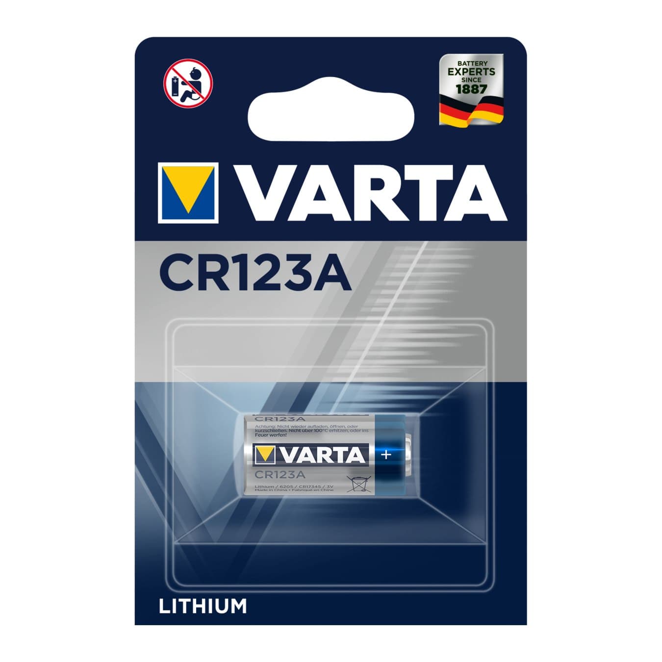 Батерия Varta CR 123A Photo Lithium 3V