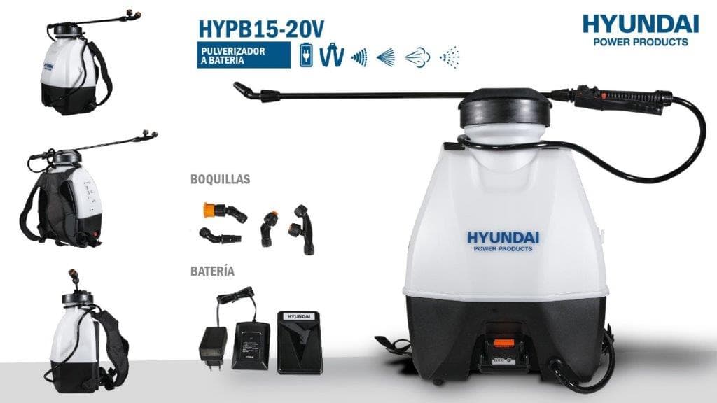 Акумулаторна пръскачка Hyundai HYPB 15 / 20V / 15л с батерия и зарядно