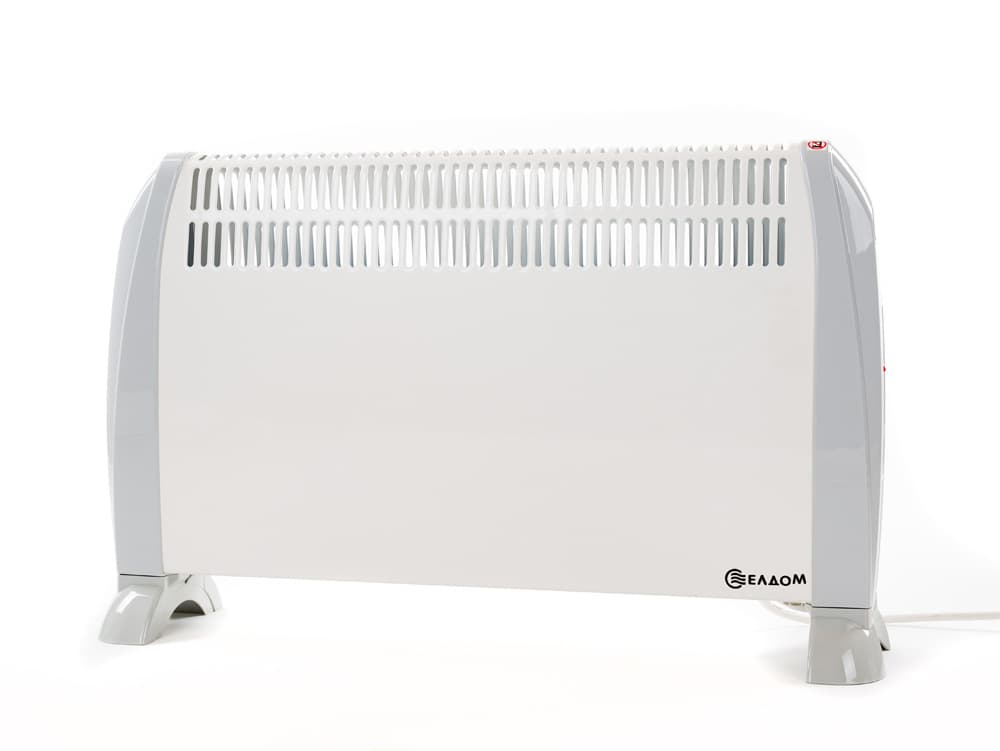 Стоящ конвектор с вентилатор Елдом CFV2000 Бял / 2000 W