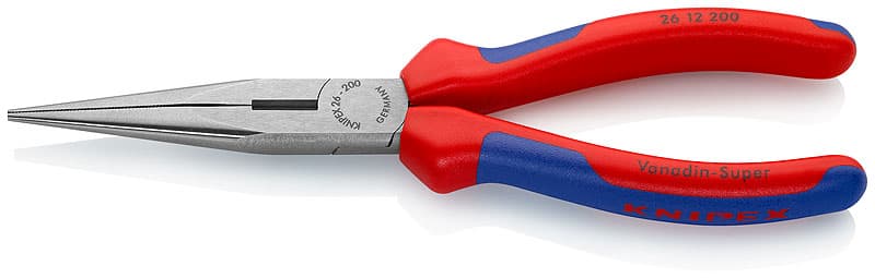 Полукръгли клещи с резачки Knipex 26 12 200 черни 200mm