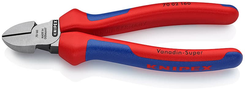 Клещи резачки странични Knipex 70 02 160 черни 160mm