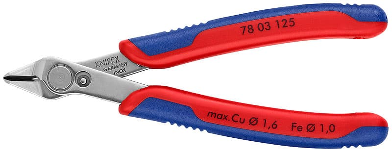 Клещи резачки Knipex Electronic Super Knips 78 03 125 VDE 125mm