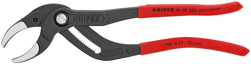 Клещи за сифони и кримп клещи за конектори Knipex 81 01 250 черни 250mm
