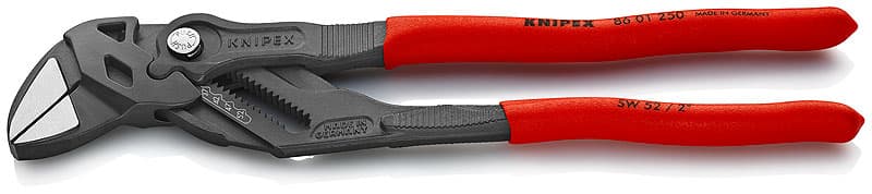 Раздвижни клещи гаечен ключ Knipex 86 01 250 сиви 250mm