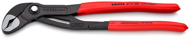 Раздвижни клещи гаечен ключ Cobra Knipex 87 01 300 сиви 300mm