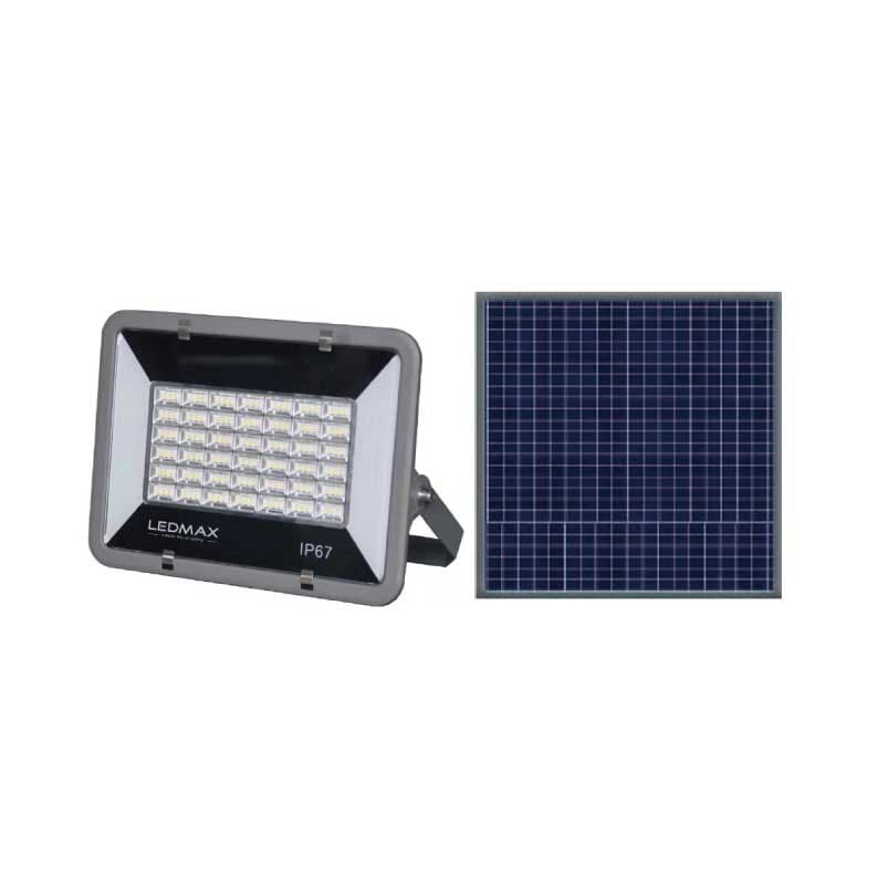 LED соларен прожектор LEDMax AMHPS-9013 / 200W 6500K IP66