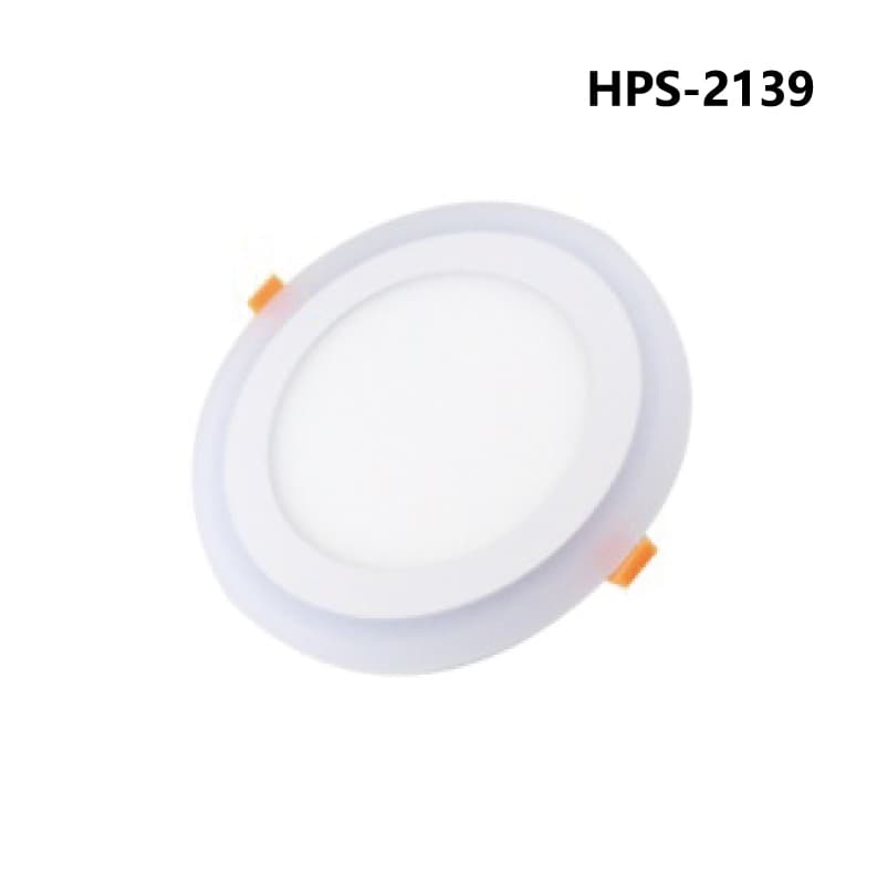 LED панел за вграждане LEDMax AMHPS-2139 два кръга на светене 6W+3W   