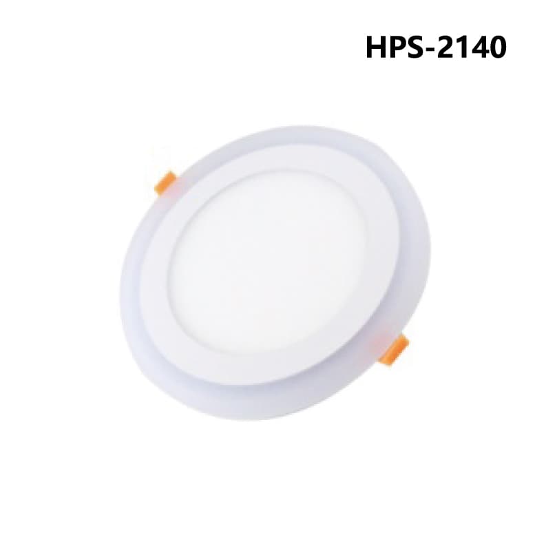 LED панел за вграждане LEDMax AMHPS-2140 два кръга на светене 12W+4W 