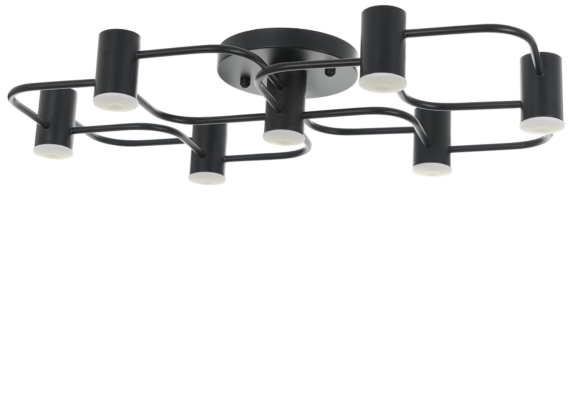 Плафон Атом EL 2186/7 BK LED 7х5W черен 3000K/4000K/6000K