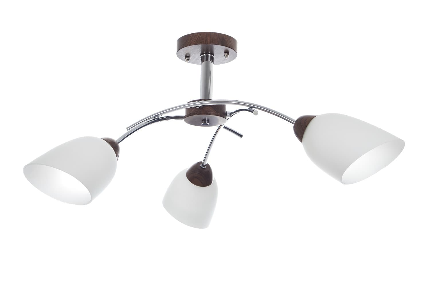 Полилей с подвижни рамена EL 1822/3 DW тъмно дърво 3x28W Е27 