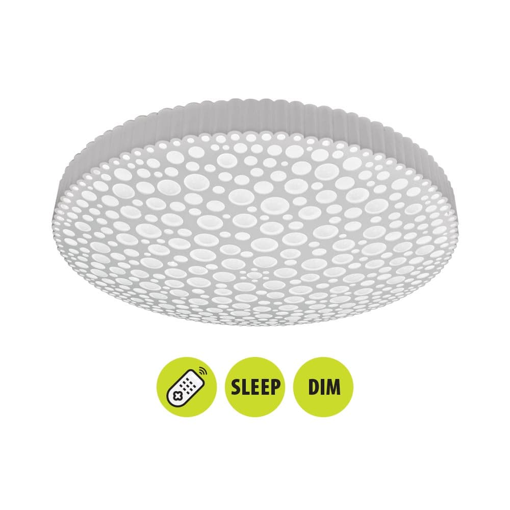 Мултифункционален LED плафон с дистанционно Vivalux Lace 75W / 3000-6400K