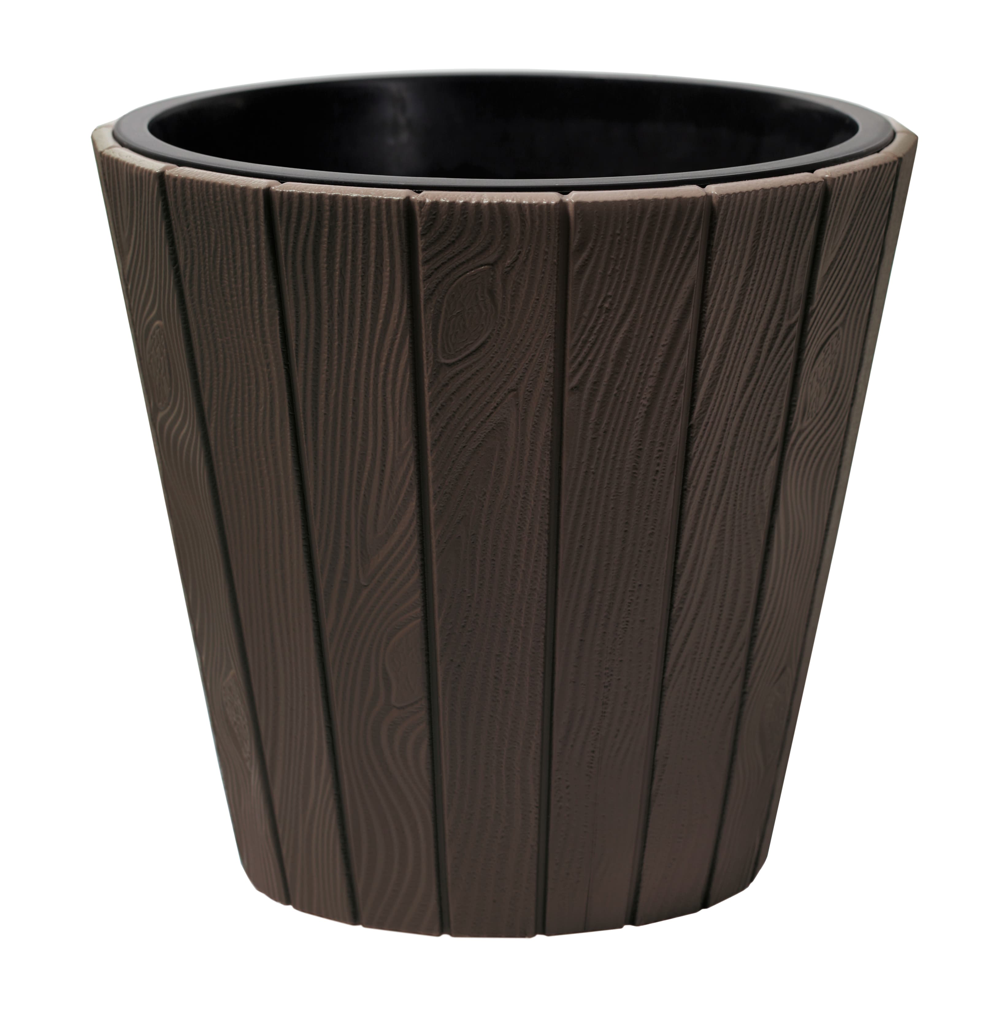 Кашпа Woode 35x35x33см кафява