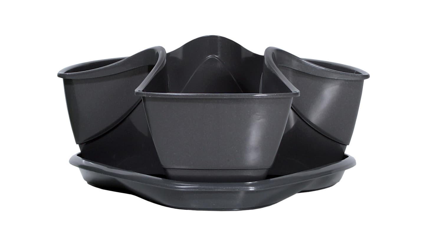 Саксия Trio Coubi h14cm антрацит