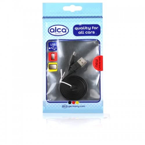 Кабел USB - Type C Alca 1м черен