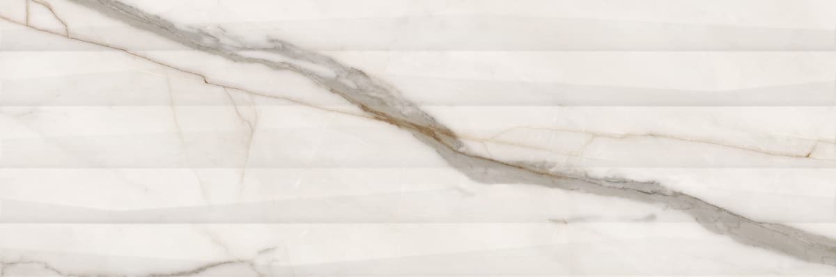 Стенна плочка Cosima White Structure Satin G1 39,8x119,8см