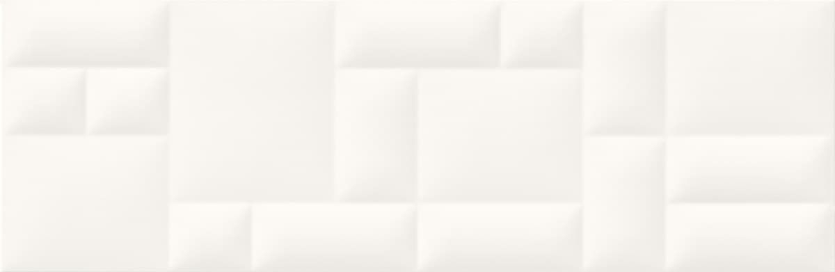Стенни плочки Pillow Game White Structure G1 Nt038-001-1 /  29x89см