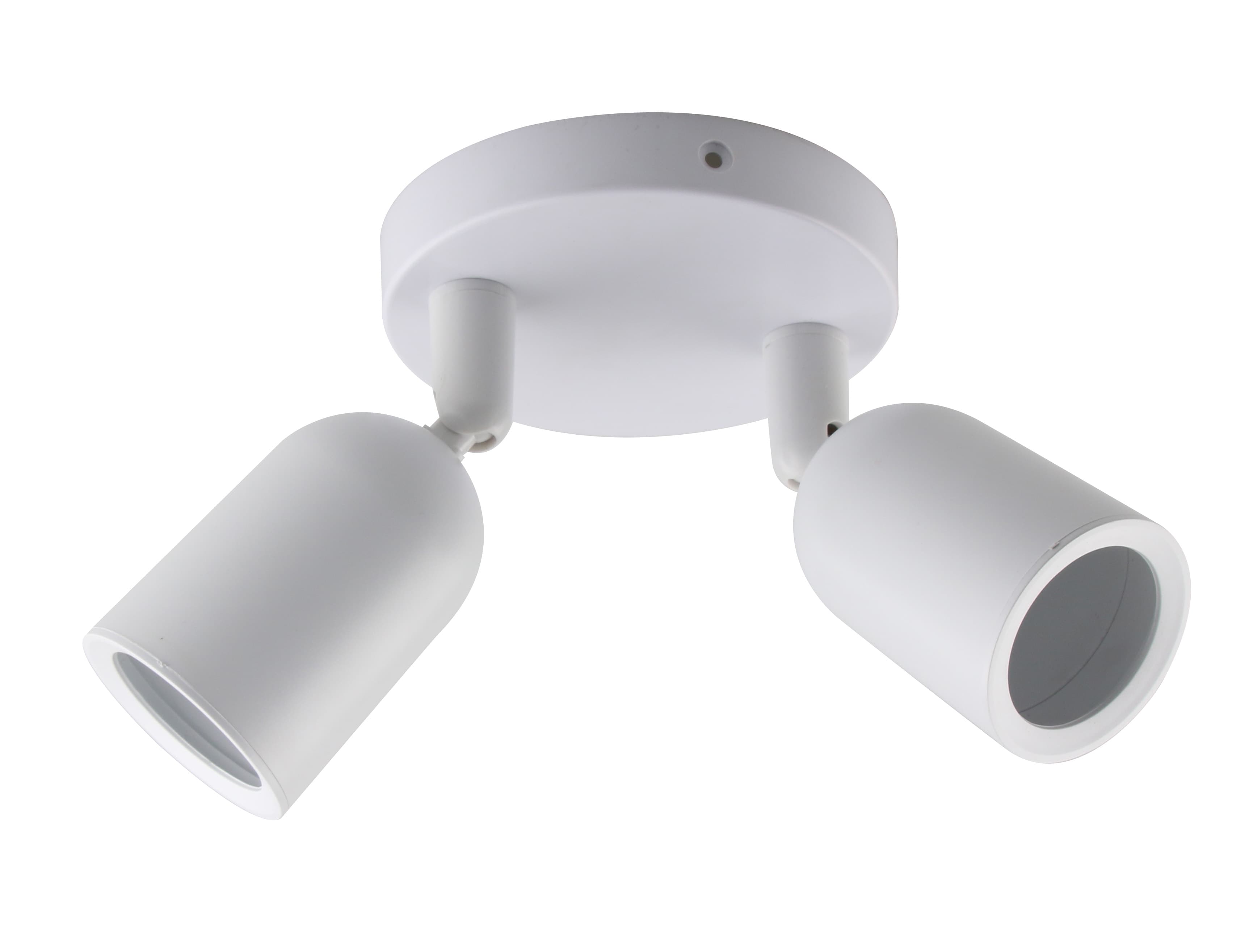 Спот Optonica GU10 2х10W бял 