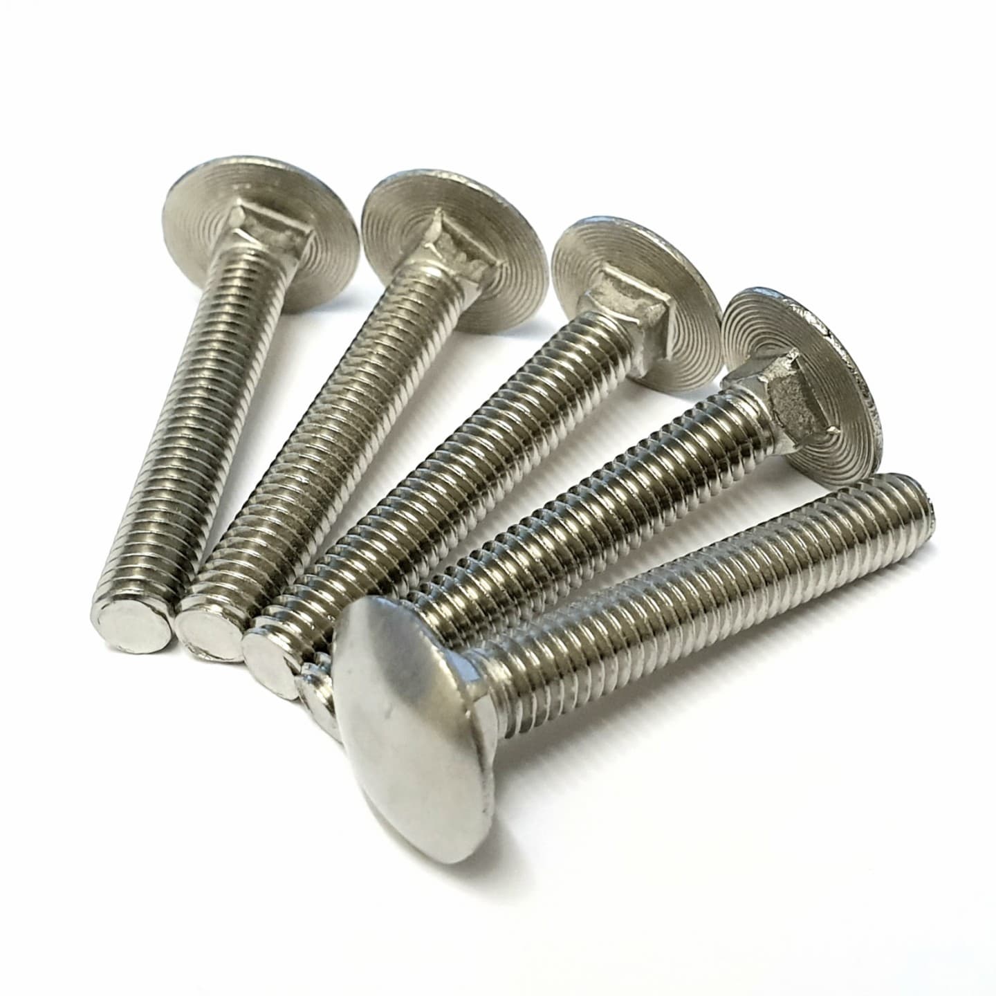 Коларски болт PRO M DIN A2 Stainless 304 steel 6х50мм / 4 броя