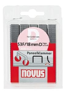Скоби за такери Novus 11.3х1.25х18 мм / 600 броя