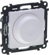 Механизъм за ротативен димер Legrand Valena Life 5-75W LED 5-300VA 5-300W / бял