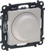 Механизъм за ротативен димер Legrand Valena Life 5-75W LED 5-300VA 5-300W / крем