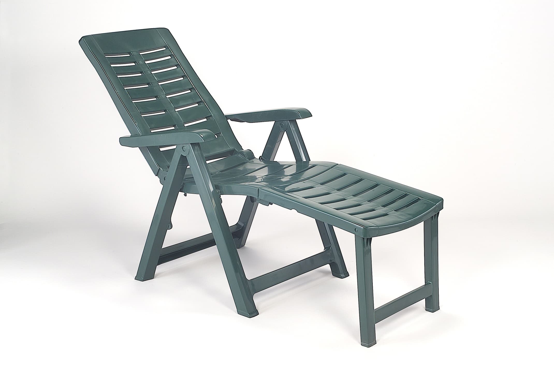 Градински PVC стол Arizona ARI036VE сгъваем зелен 60x108x109см