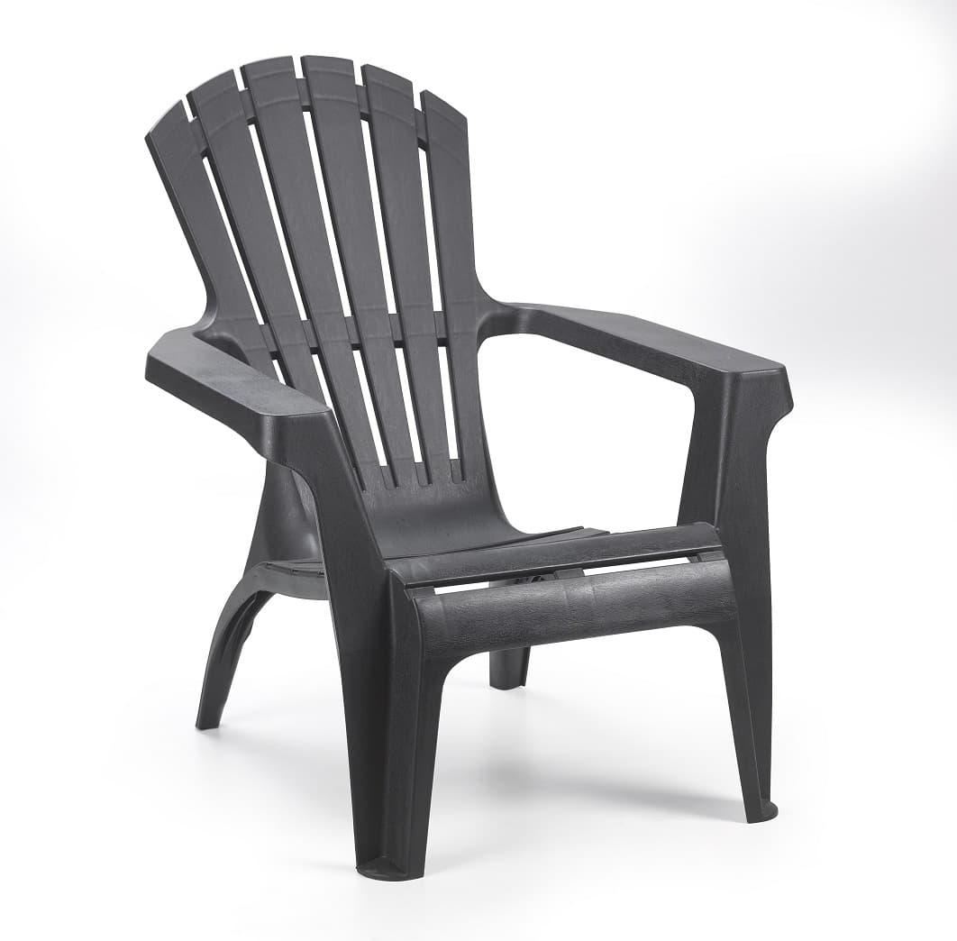 Градински PVC стол Dolomiti DOL064AN атрацит 75x86x86см