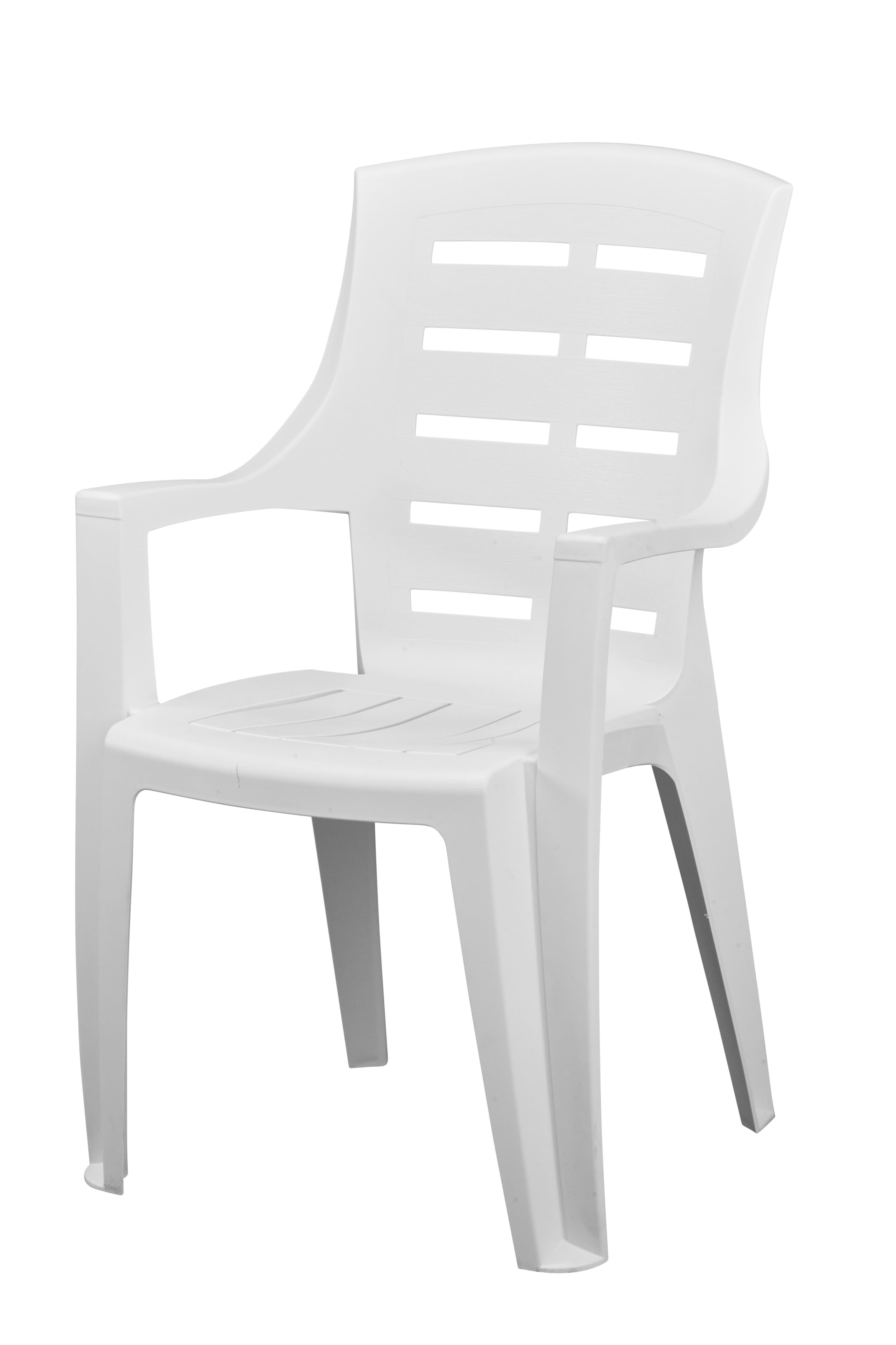 Градински PVC стол Jakarta JAK050BI бял 