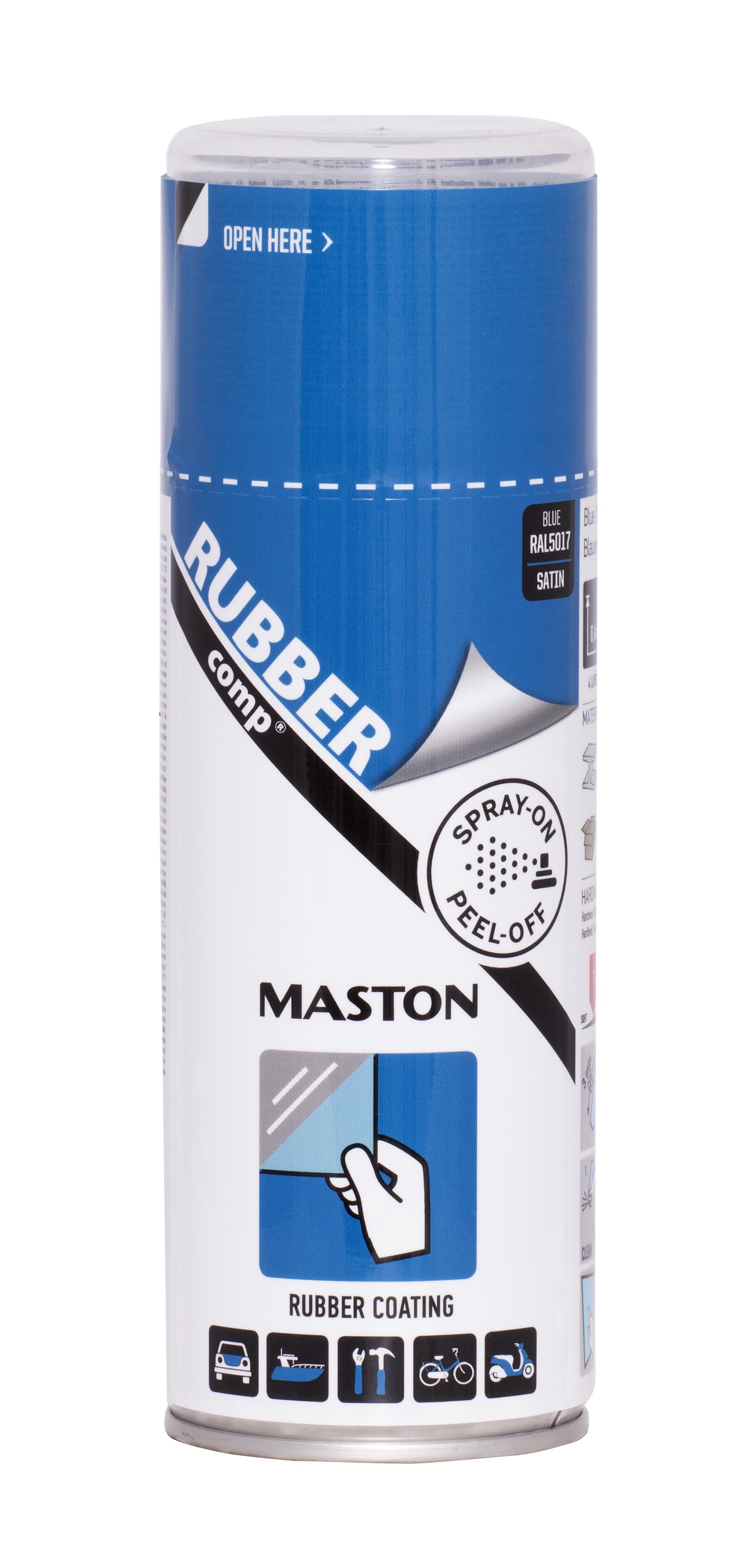 Гумен спрей боя Maston син 400 ml