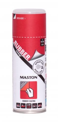 Гумен спрей боя Maston червен 400 ml