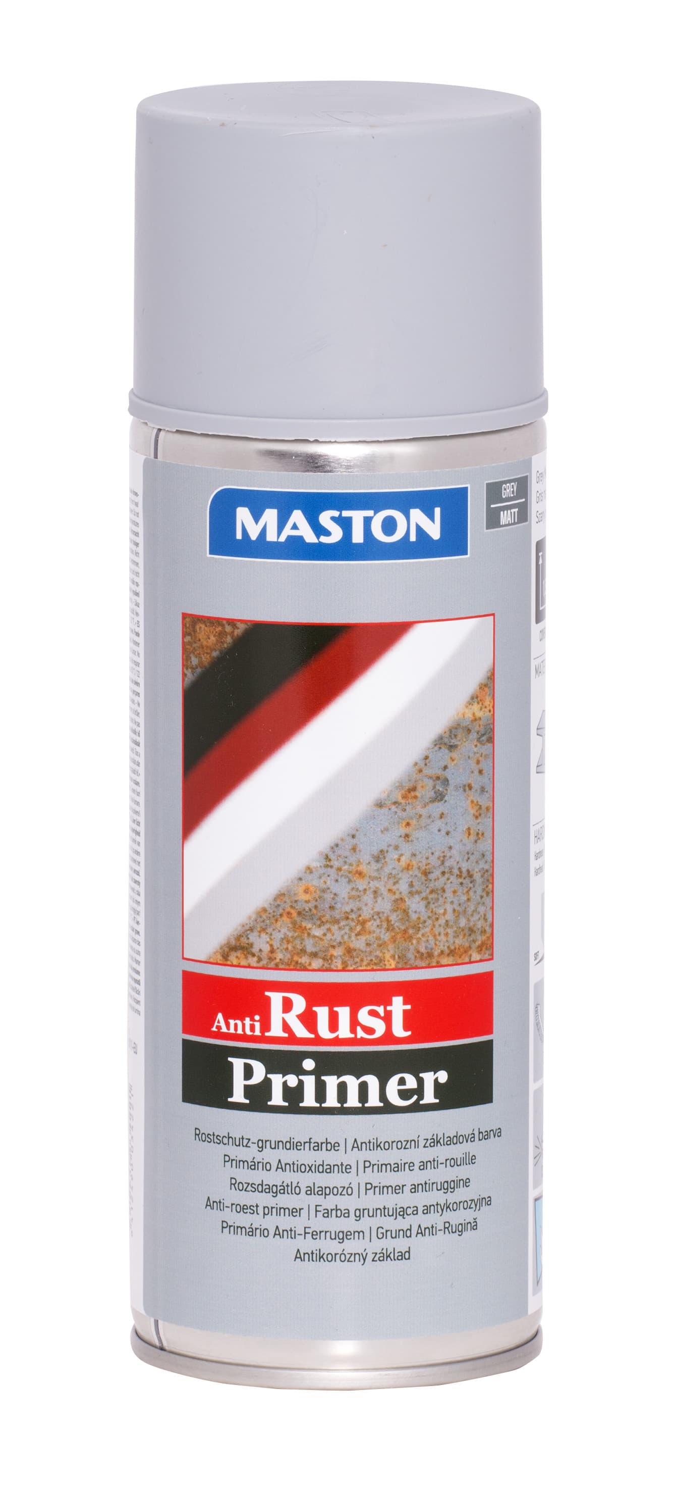 Спрей боя / антикорозионен грунд Maston сив 400 ml