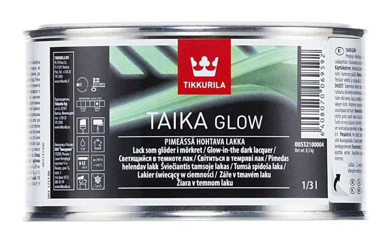 Фосфоресцентна боя Taika Glow 0,33л
