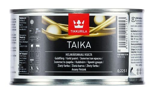 Перлена плътна боя Taika KM злато 0,225л