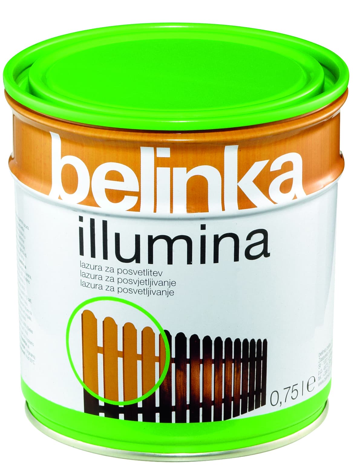 Препарат за изсветляване на дървени повърхности Belinka Illumina 0,75 л