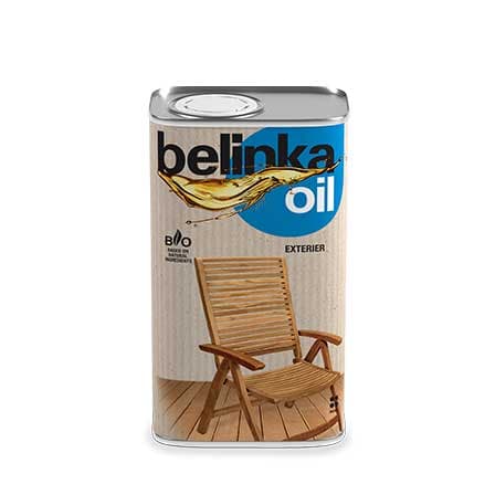 Био масло за защита на дървесина в екстериора Belinka Exterier Oil безцветно 0,5л
