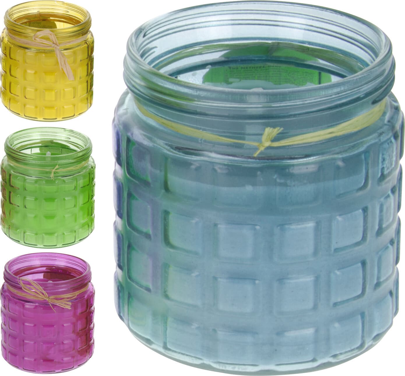 Свещ в стъклено бурканче Citronella 