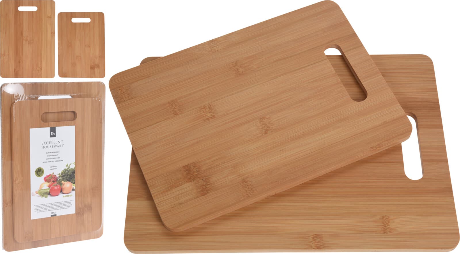 Дъски за рязане Bamboo / 2 броя
