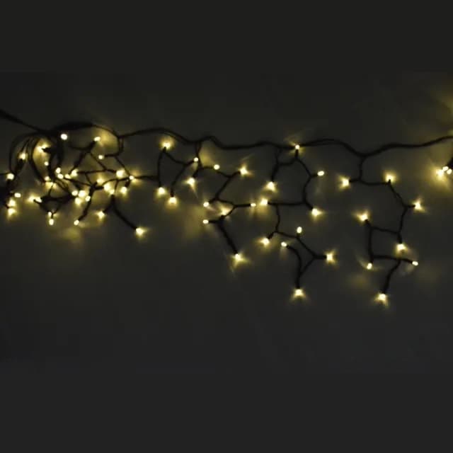Коледна светеща висулка 120 LED топла светлина IP44