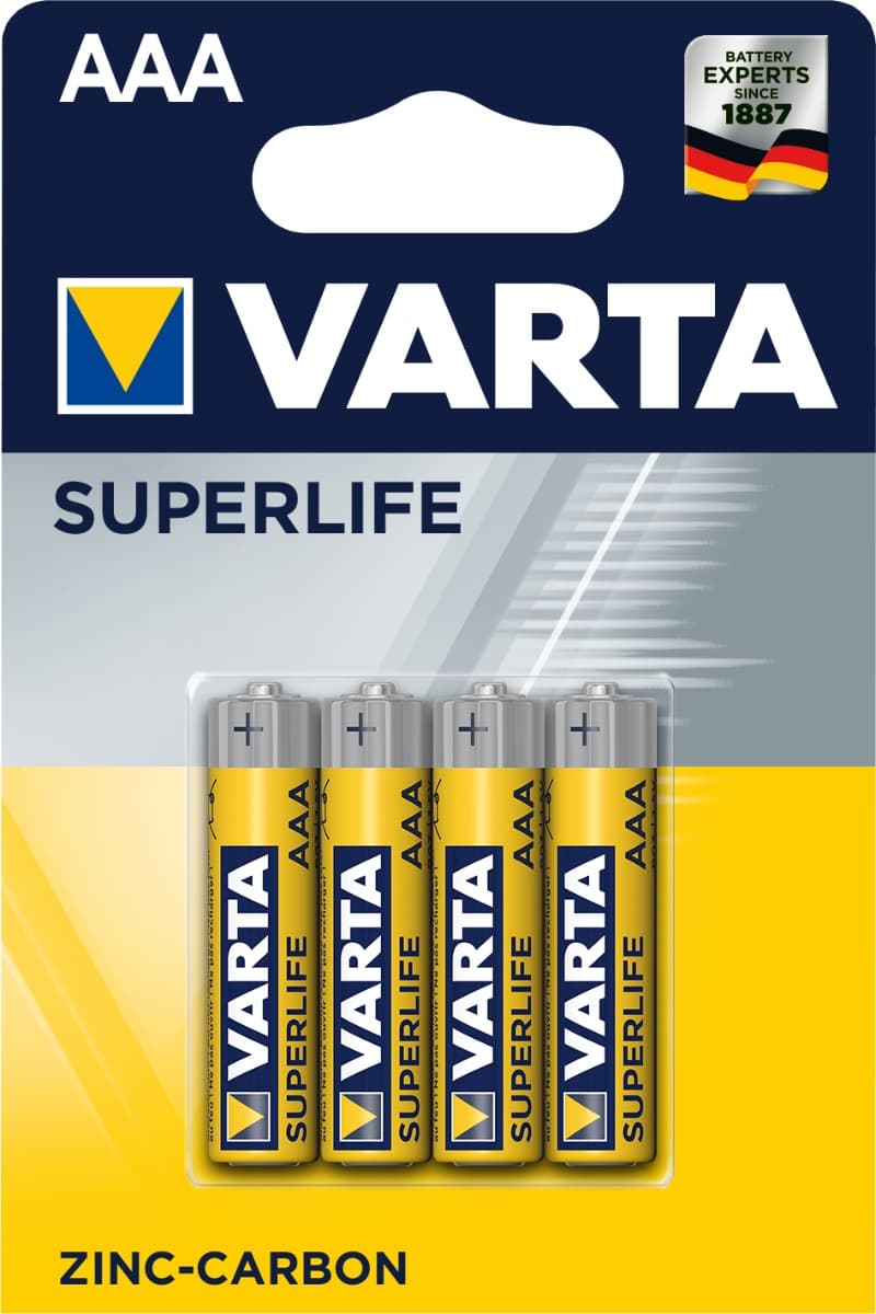 Батерии Varta Superlife 2003 AAA / 4 броя