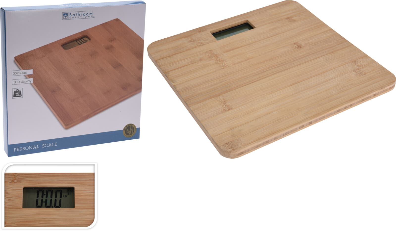 Електронен кантар Bamboo 150кг