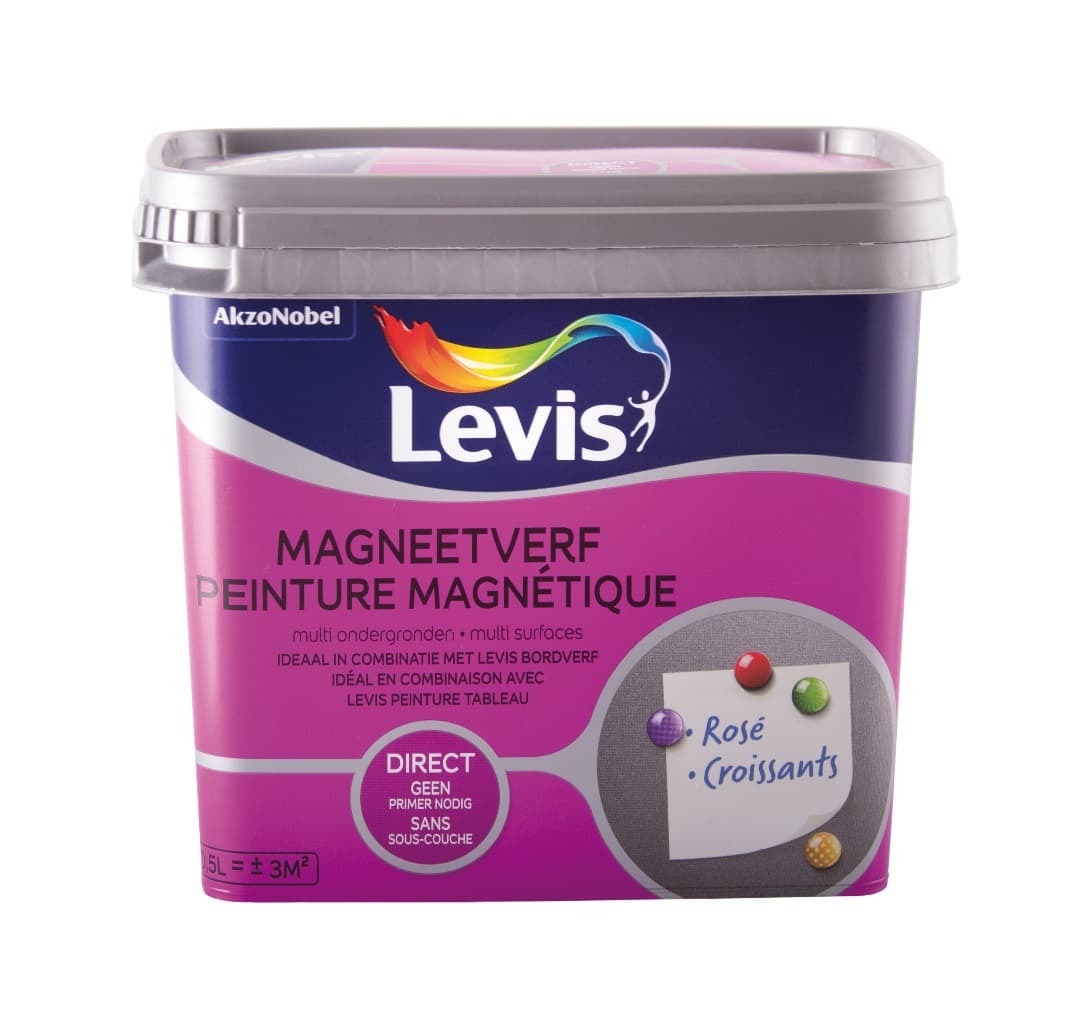 Магнитна боя Levis Mafneetverf Mat Grey 0.5л
