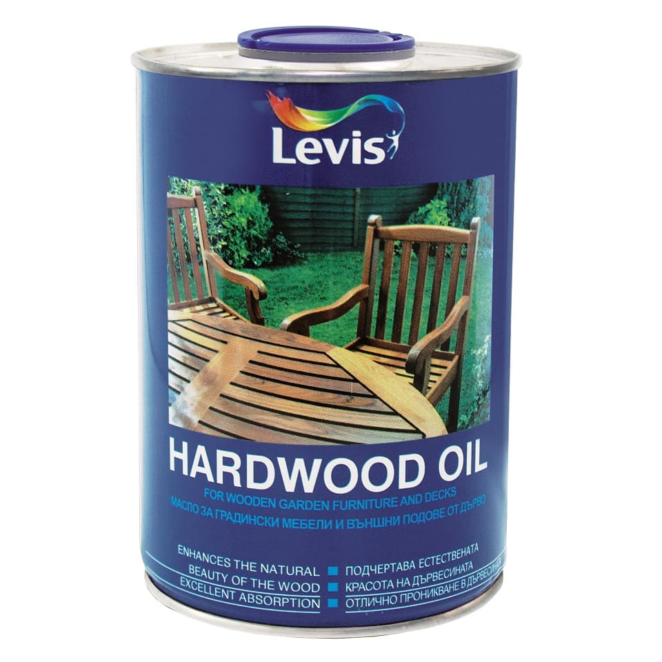 Масло за дърво Levis Hardwood Oil Тик 1L