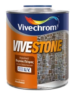 Акрилен лак за камък с UV филтри Vivechrom Vivestone 2,5л