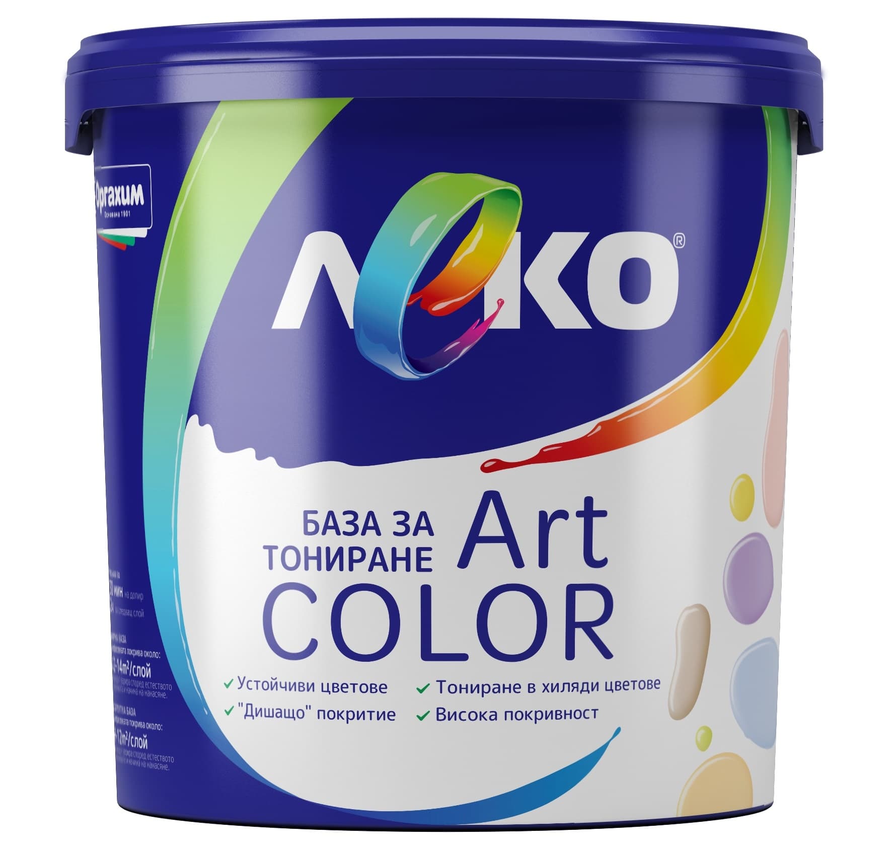 Интериорна база за тониране Леко Art Color 1л